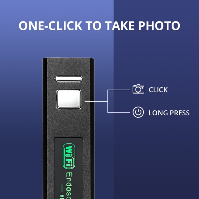 Camera Inspeção Boroscópio Wifi 1200p