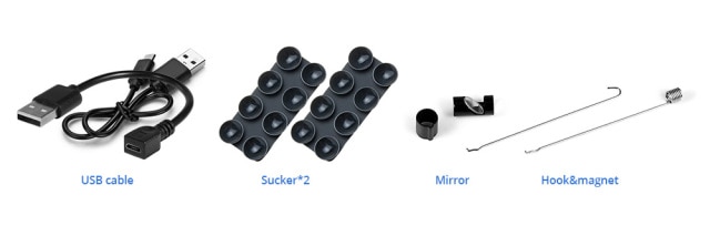 Camera Inspeção Boroscópio Wifi 1200p