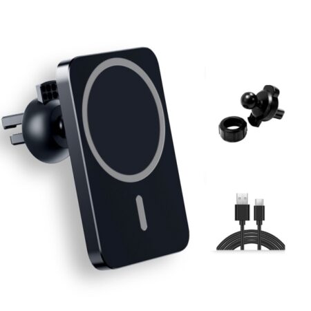 Carregador para carro magnético 15w Qi MagSafe